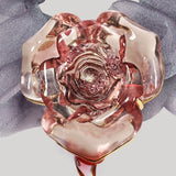 Crystal Rose Bloom Scrunchie