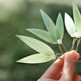 Bamboo Leaf U-Shaped Hair Stick