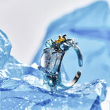 Blue Tide Glow Ring