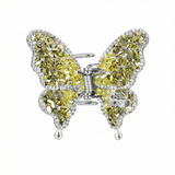 Champagne Wing Crystal Clip