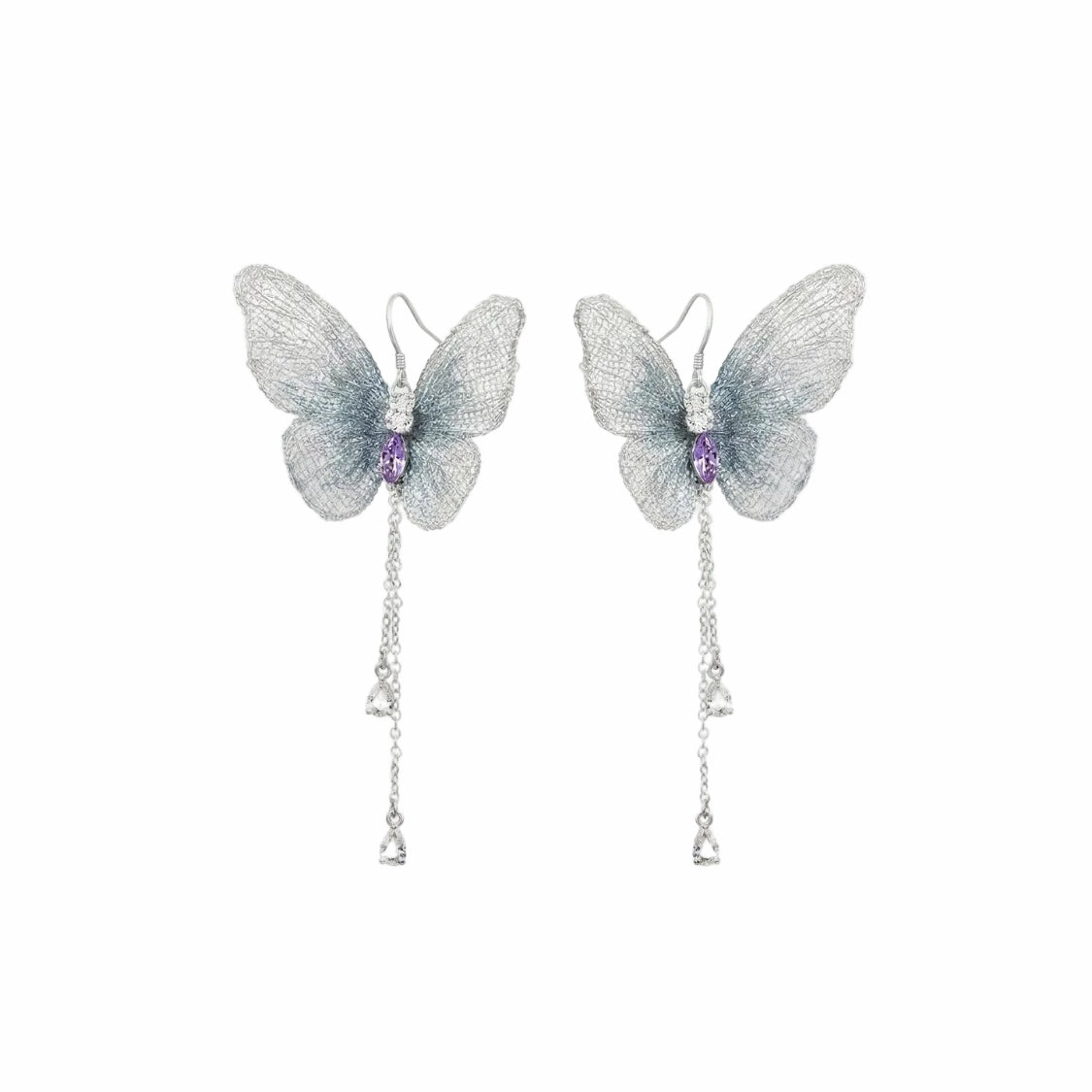 Virelia Cascade Butterfly Earrings