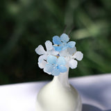 Whirlwind Blossom & Blue Butterfly Hair Stick