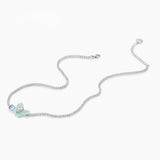 Celeste Luster Marquise Butterfly Necklace