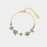 Blueberry Flower Bracelet