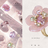 Blossom Glow Rosy Crystal Ring