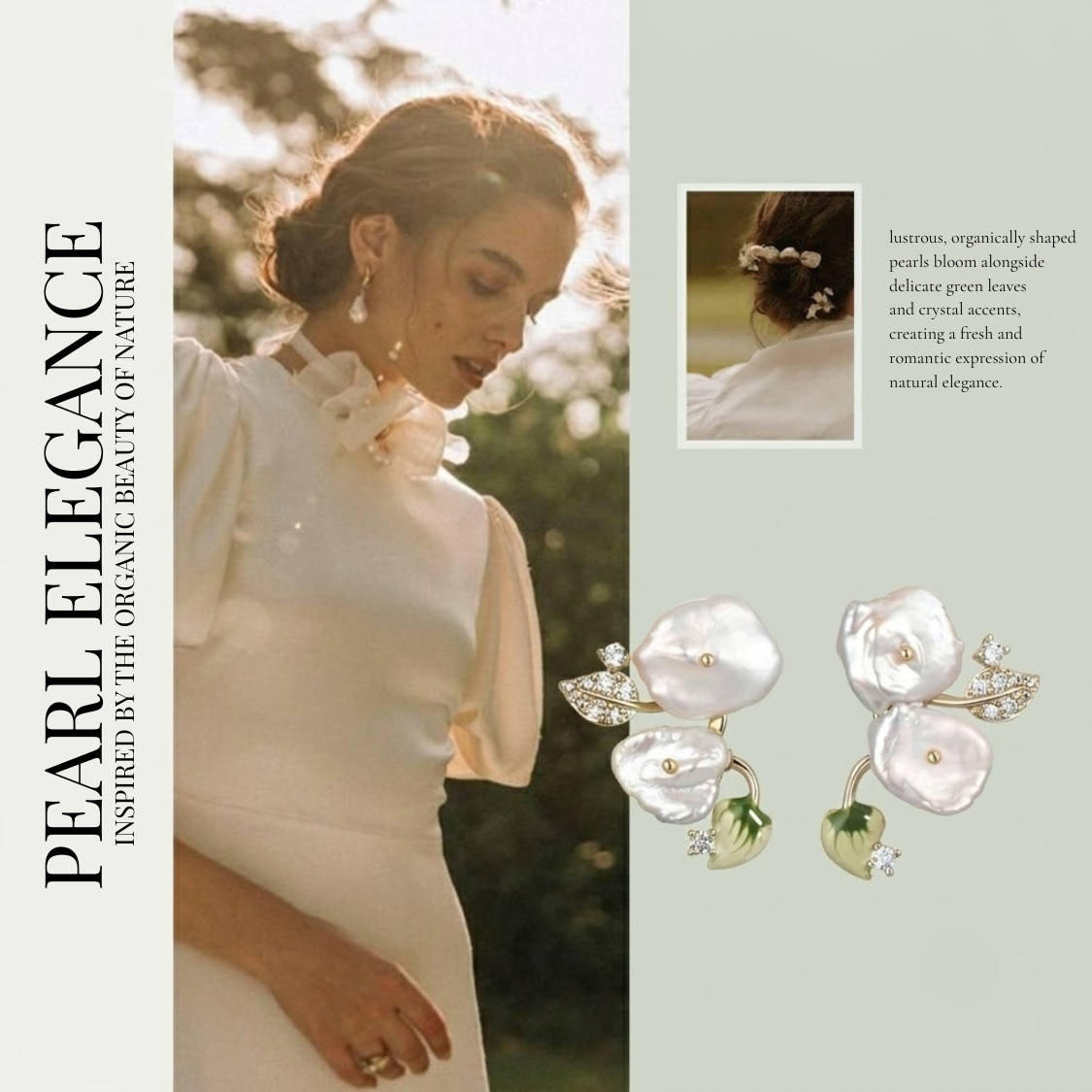 Garden Light Petal Earrings
