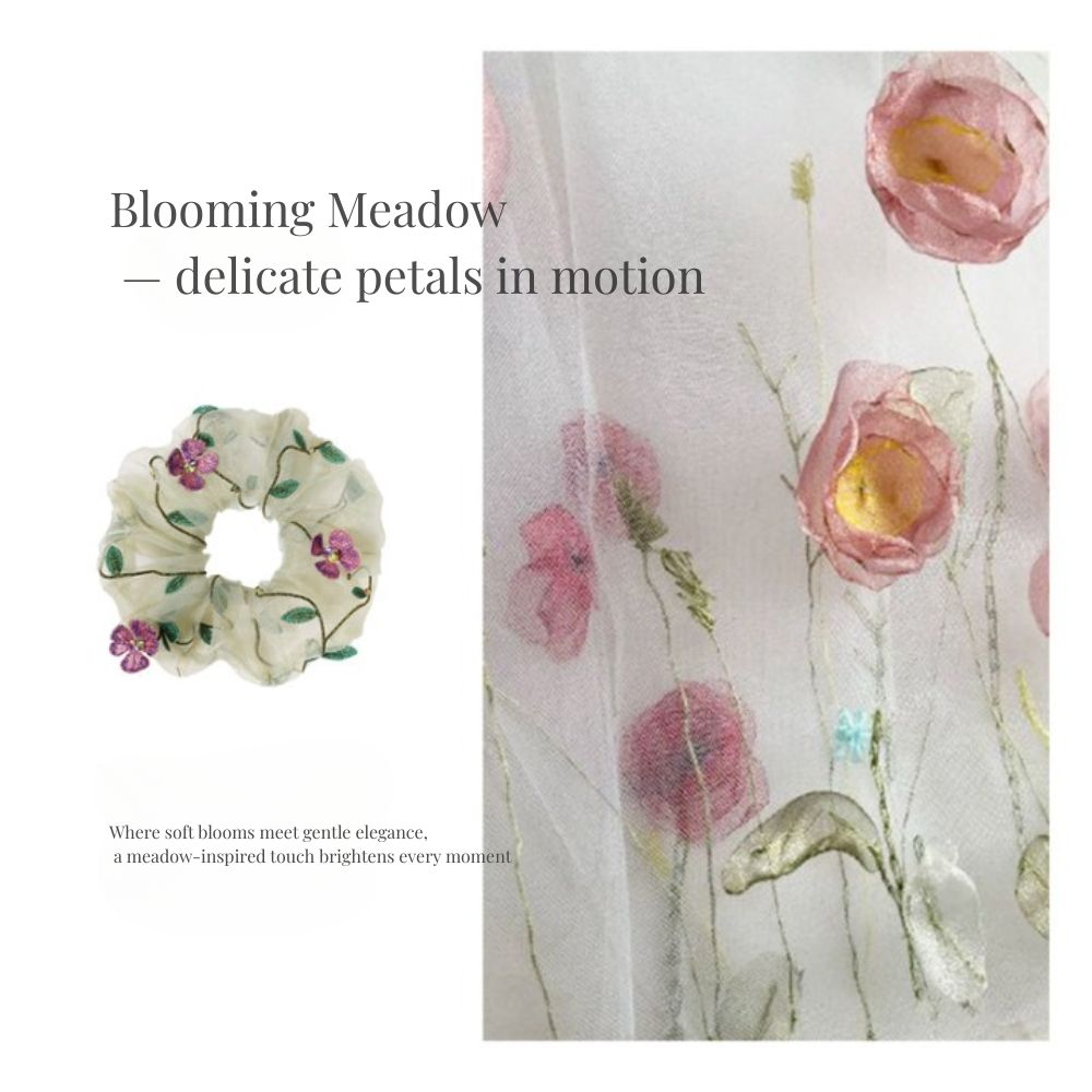 Blooming Meadow Scrunchie