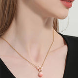 Peach Blossom Necklace