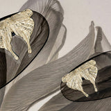 Aureate Drift Butterfly Clip