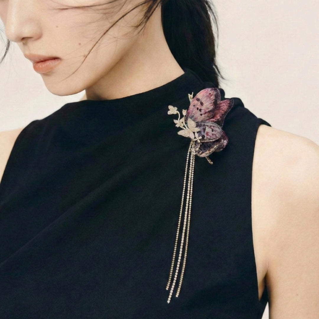 Atelier Wing Tassel Brooch