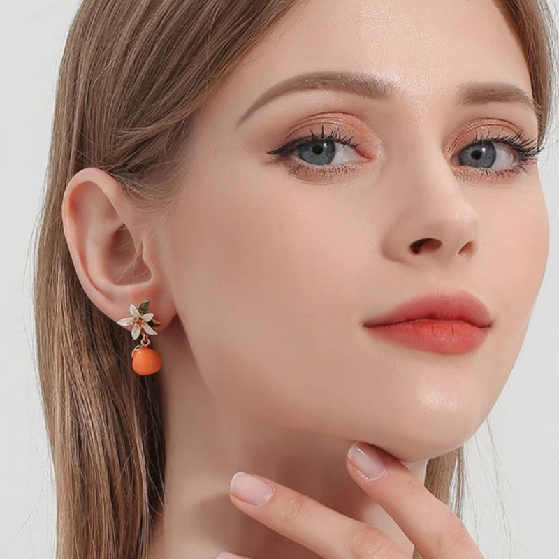 Orange Blossom Earrings