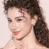 Lilac Flower Stud Earrings