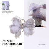 Lavender Petal Whisper Claw Clip