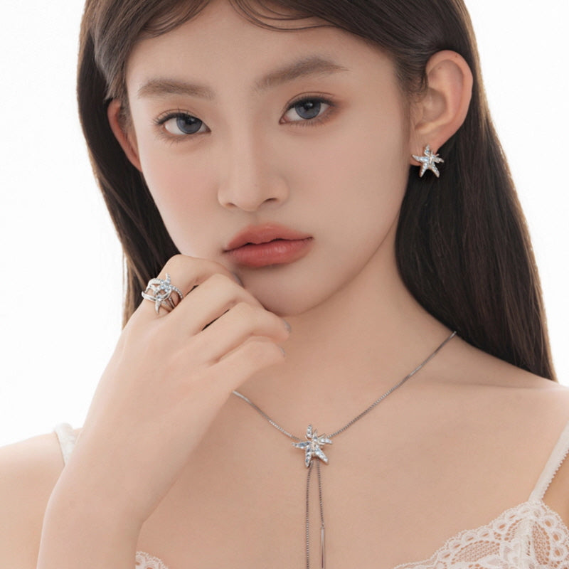 Blue Star Tide Necklace