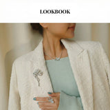 Celeste Luster Opaline Bloom Brooch