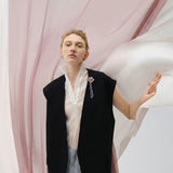 Blossom Glow Rosy Crystal Brooch