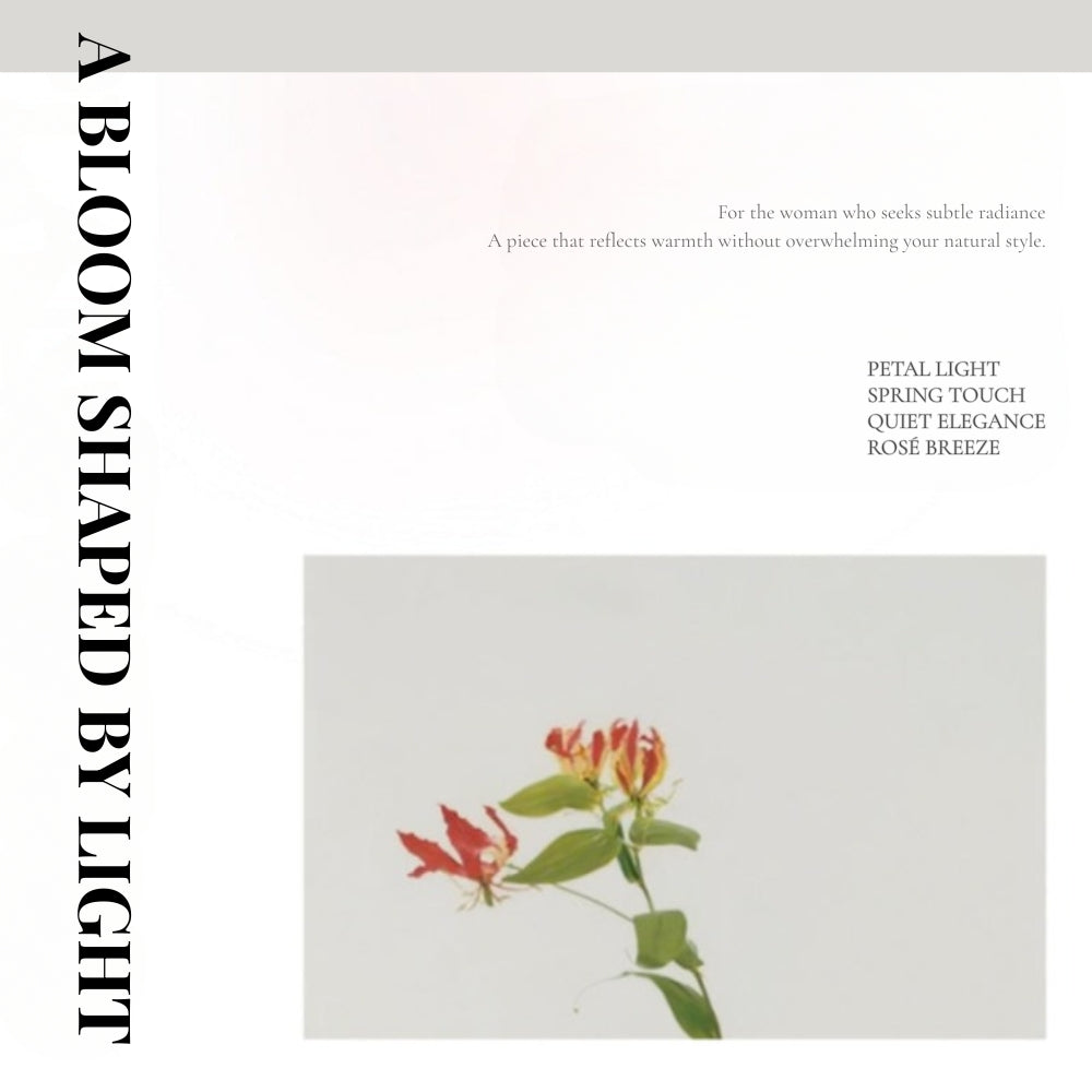 Rosé leaf Charm Hair Stick