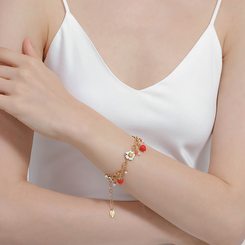 Strawberry Garden Bracelet