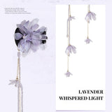 Lavender Petal Whisper Drop Clip