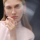 Blossom Glow Rosy Crystal Ring