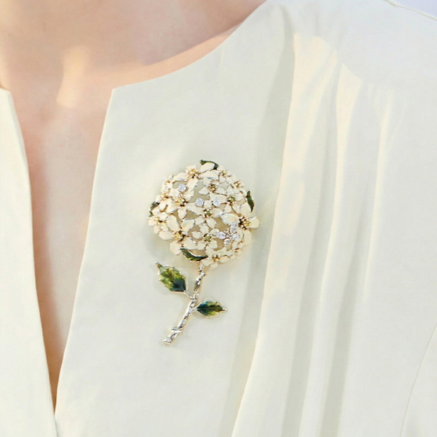 Ethereal Cluster Brooch