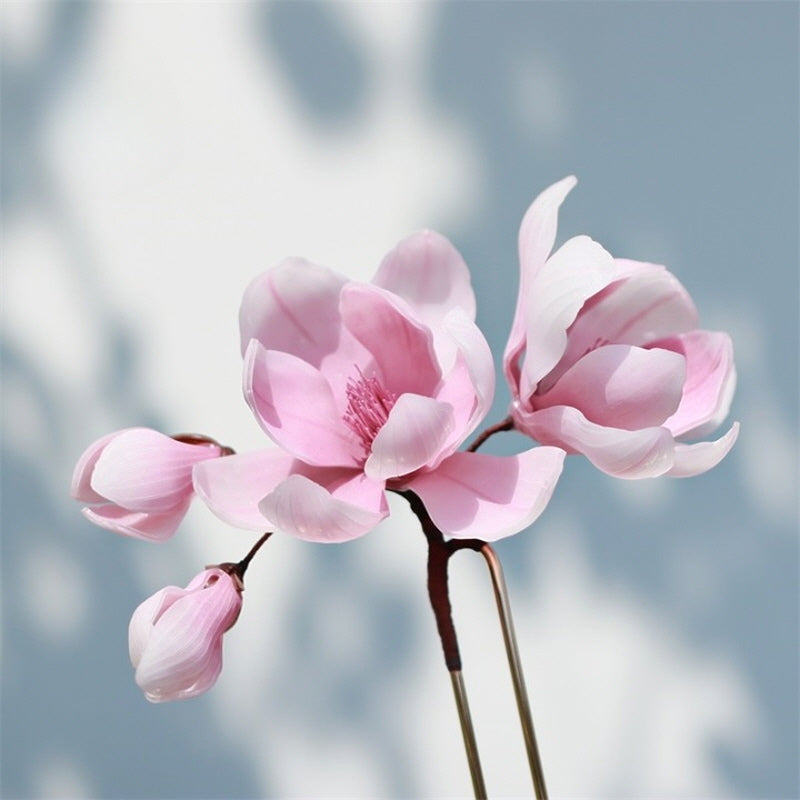 Japanese Royal Magnolia U-Shaped Hair Stick