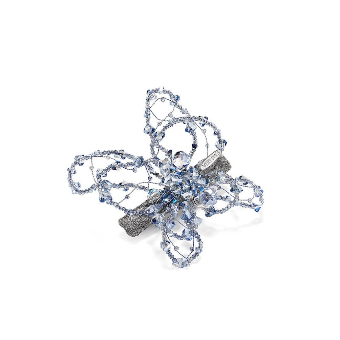 Arctic Lace Butterfly Barrette