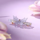 Graceful Purple Butterfly Hair Pin
