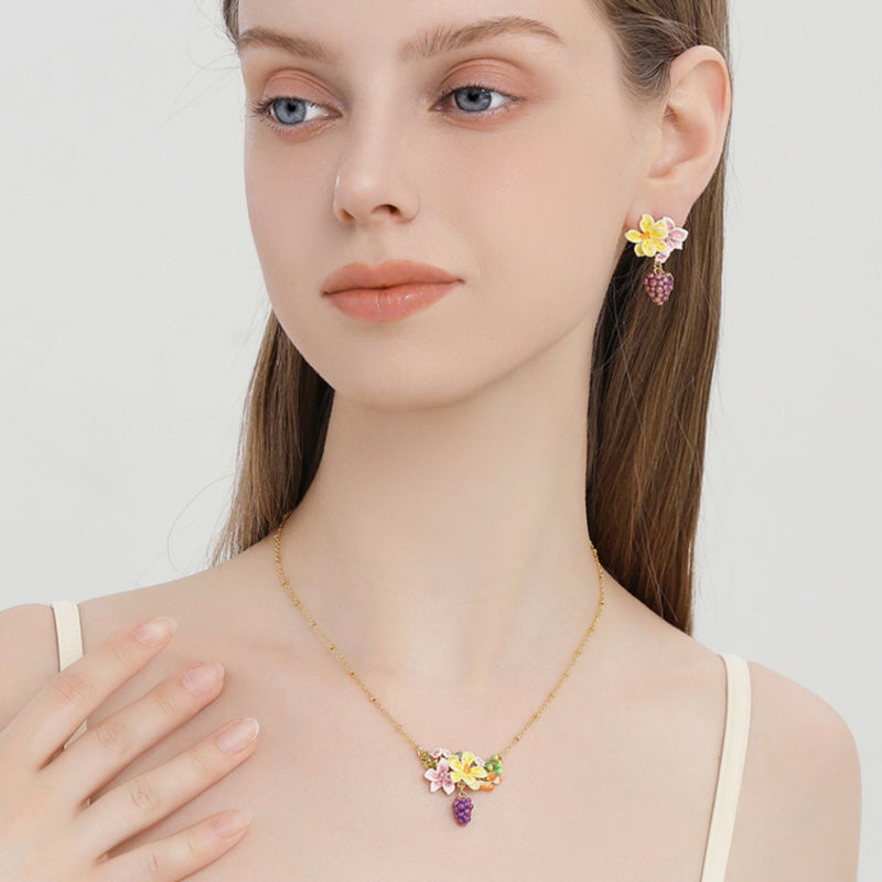 Grape Blossom Necklace