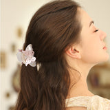 Pink Butterfly Hair Clip