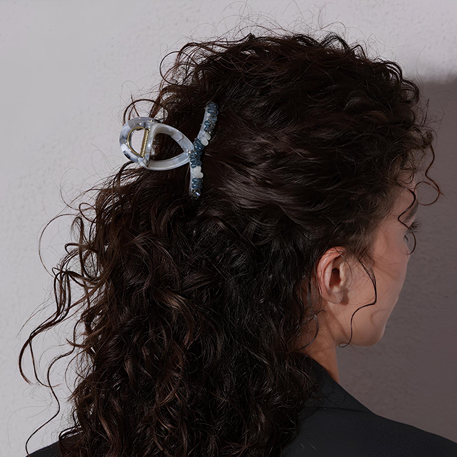 Ocean Pebble Claw Clip