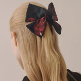Romantic Noir Bow Clip