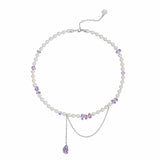 Ocean Dewtrail Pearl Necklace