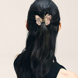 Pink Serenity Butterfly Claw Clip