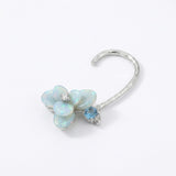 Celeste Luster Bloom Arc Earrings