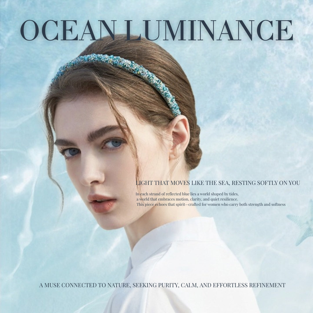 Blue Marine Luster Clip