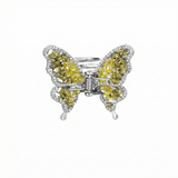 Champagne Wing Crystal Clip