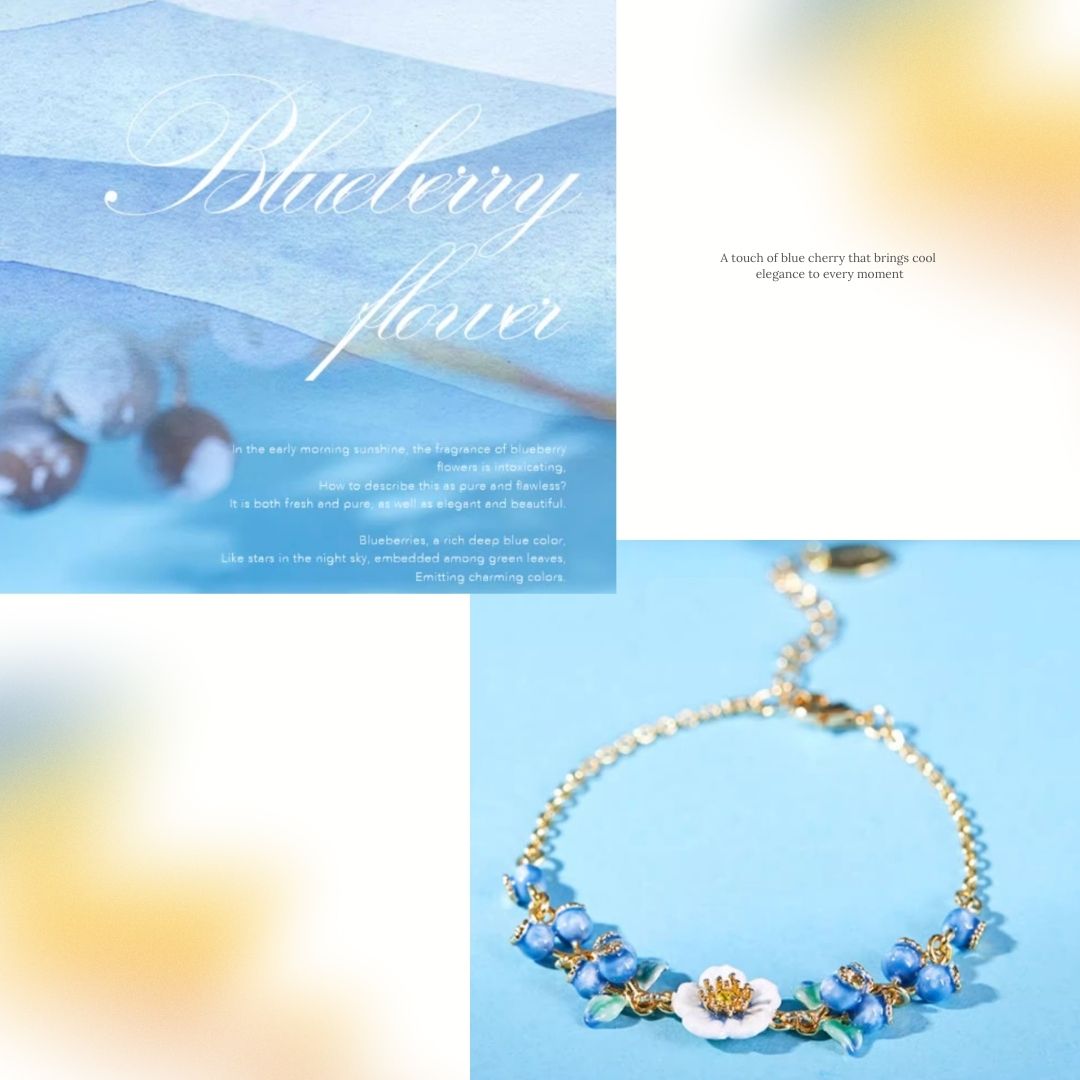 Blueberry Bloom Bracelet