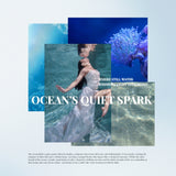 Calm Tide Jewel Claw Clip