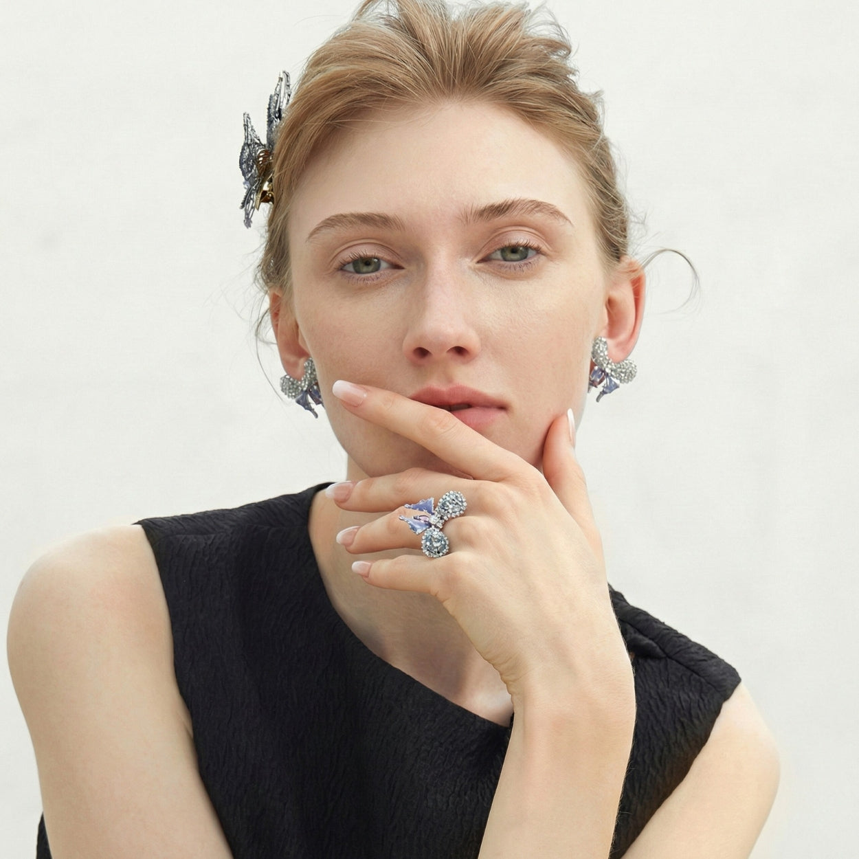 Seraphine Frost Butterfly Ring