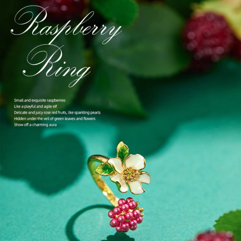 Raspberry Blossom Ring