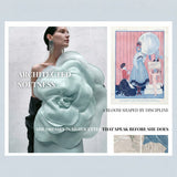 Celeste Luster Bloom Arc Earrings