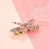 Elegant Blush Butterfly Hair Pin