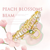 Elegant Peach Blossom Hair Clip