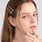 Dreamy Star and Moon Hair Clip