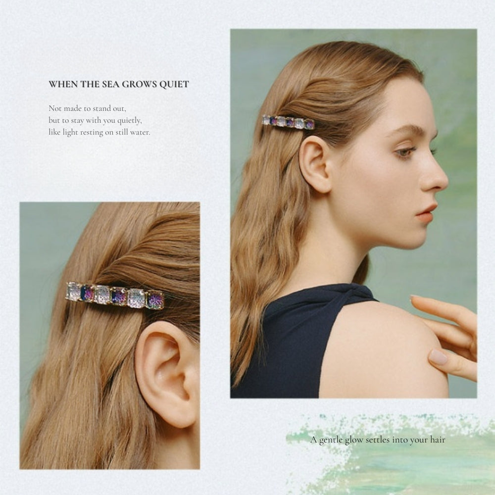 Calm Tide Jewel Barrette