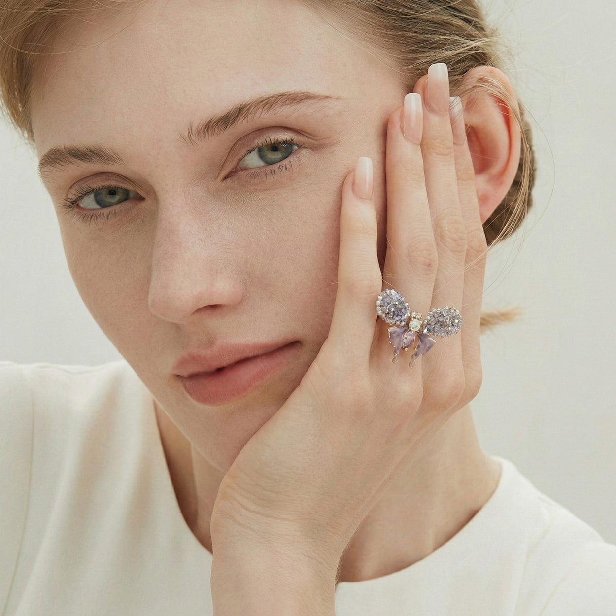 Seraphine Frost Butterfly Ring