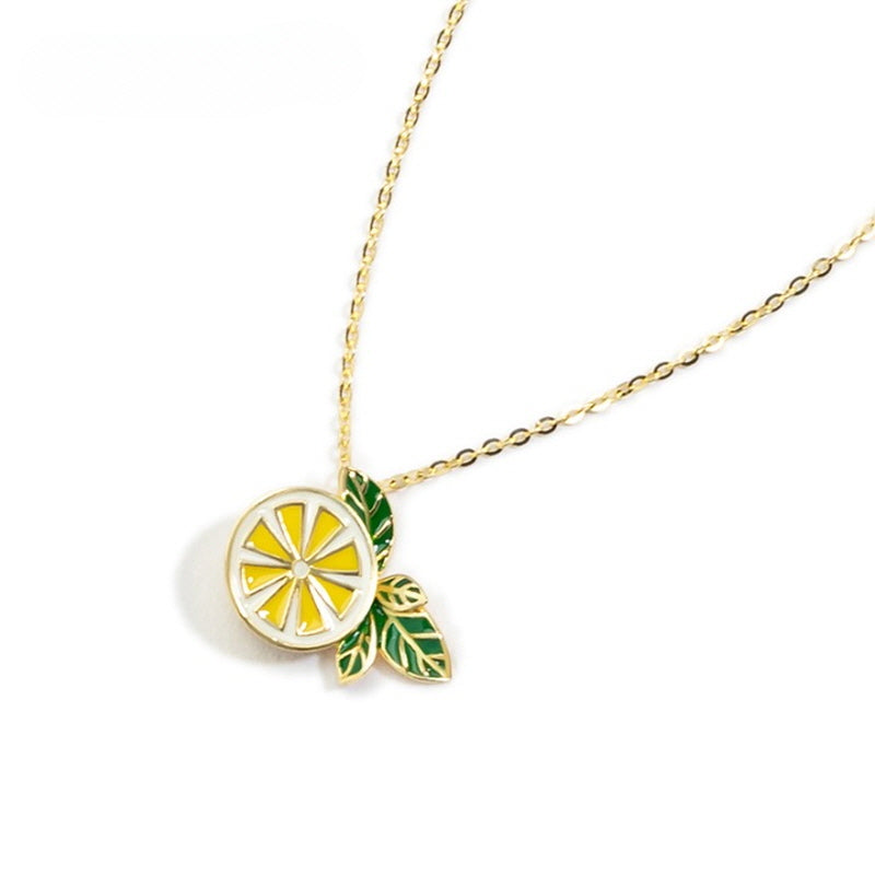 Fresh Lemon Necklace