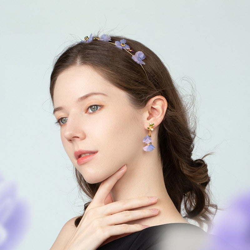 Violet Bloom Earrings