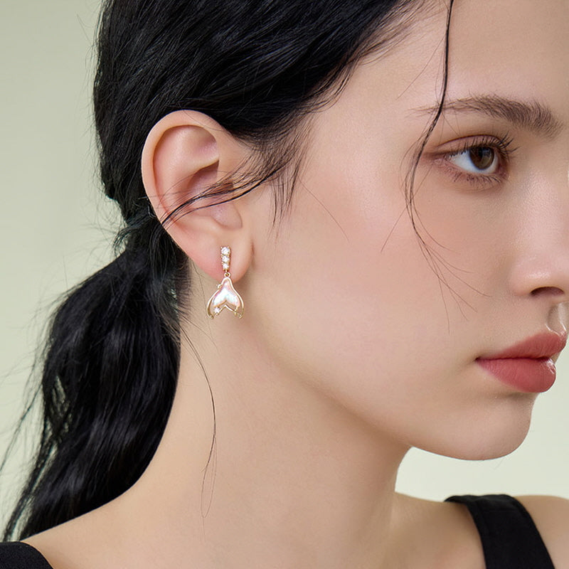 Blush Mermaid Earrings